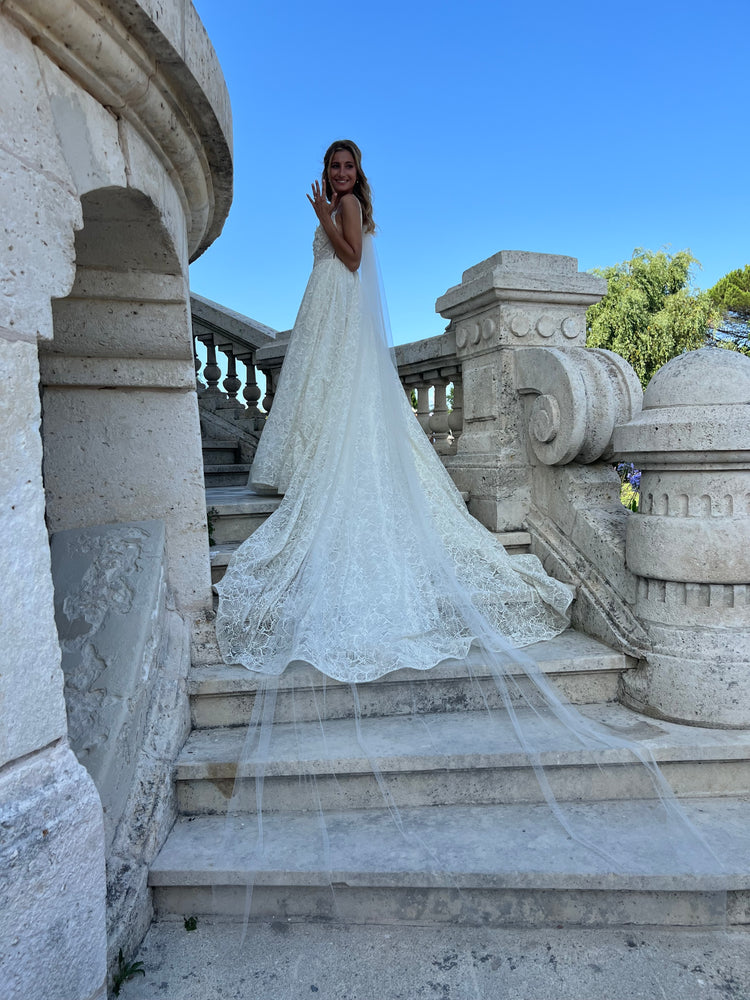 Voile simple en tulle souple