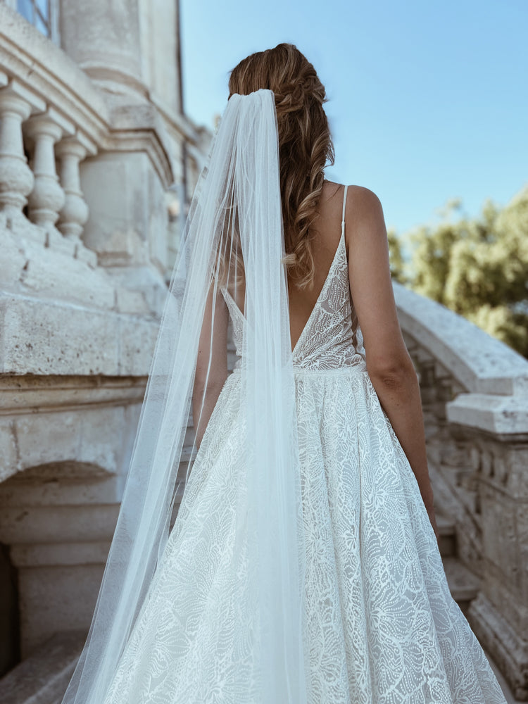 Voile simple en tulle souple