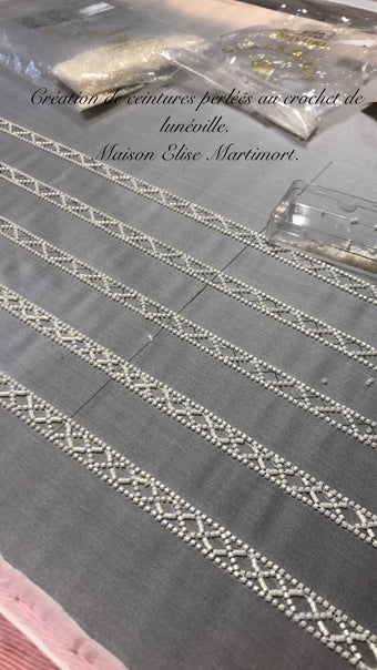 ceinture perlée lunéville
